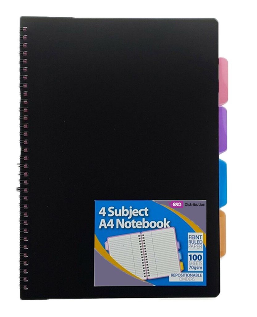 A4 Subject Notebook - E&A Distribution