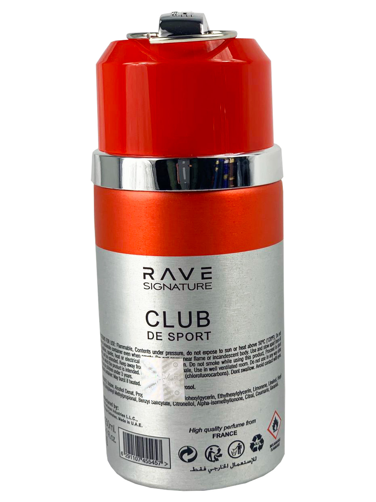 Rave Signature Club De Sport Perfume Spray For Men - 250ml