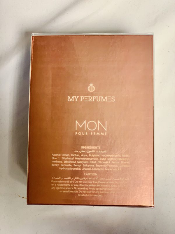 Perfume | MON Pour Femme 100ml by My Perfumes - E&A Distribution