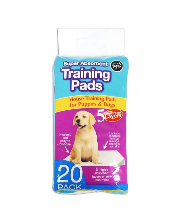 20 pack dog training pads