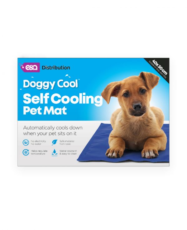 40x30cm pet cooling mat in blue