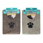 brown and beige microfibre pet towel