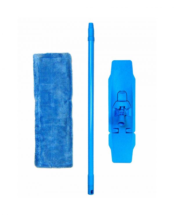 Blue microfibre microfiber mop, extendable microfibre microfiber mop, microfibre mop for laminate floor, wooden floor, tile floor 3