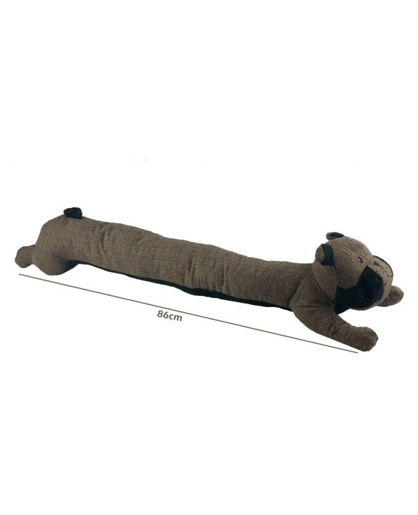 Brown Dog Herringbone Door Draught excluder-animal door draught excluder, funky draught excluders, sausage dog draught excluder, sausage dog draught excluder sewing pattern