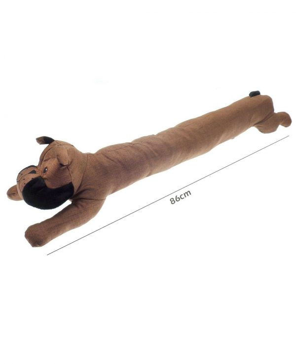 Brown Dog Linen Door Draught excluder-animal door draught excluder, funky draught excluders, sausage dog draught excluder, sausage dog draught excluder sewing pattern 3