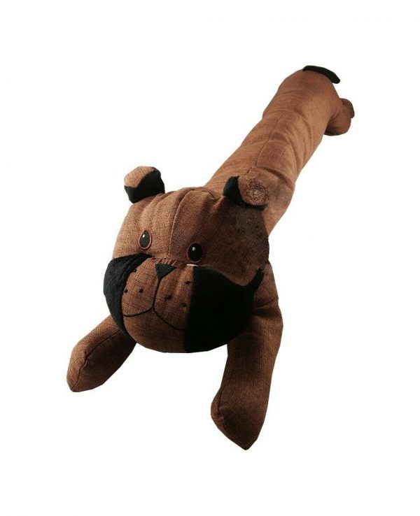 Brown Dog Linen Door Draught excluder-animal door draught excluder, funky draught excluders, sausage dog draught excluder, sausage dog draught excluder sewing pattern