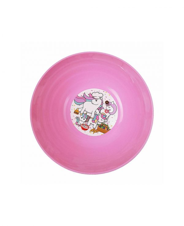 Girls Pink Unicorn Plastic Dinner Set, Children's Plastic Dinner Set, Kids plastic dinner set, childrens dinner set asda argos tesco 4