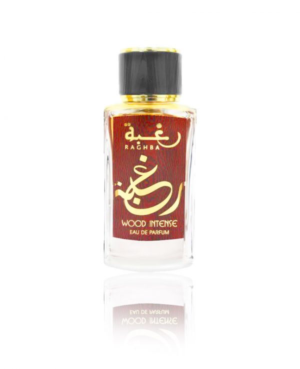 raghba wood intense by lattafa deoderant-arabian oud perfume gift set. best arabian oud fragrance, arabic perfume for ladies, arabic perfumes uk 3