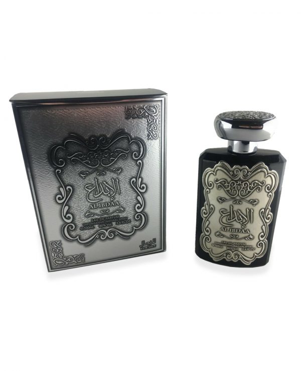 Al Ibdaa Silver 100ml-arabian oud perfume, arabic oudh, best arabic perfume for ladies, arabian oud perfume uk, fragrance, best arabian oud fragrance 1