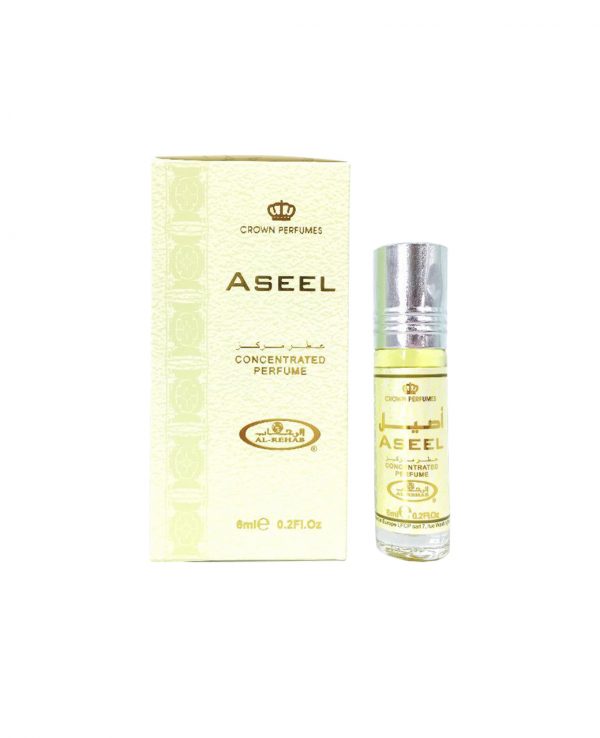 Aseel perfume oil 6ml roll on attar al rehab-al rehab concentrated perfume oil, best attar perfume oil, al-rehab crown roll on attar perfume oil, best arabic perfume oil