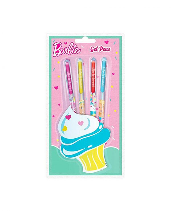 Barbie Gel Pens- barbie gel pens, barbie gel pen set, 