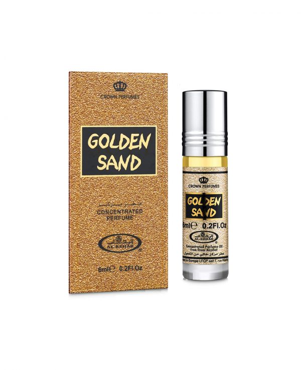 Golden Sand perfume oil 6ml roll on attar al rehab-al rehab concentrated perfume oil, best attar perfume oil, al-rehab crown roll on attar perfume oil, best arabic perfume oil