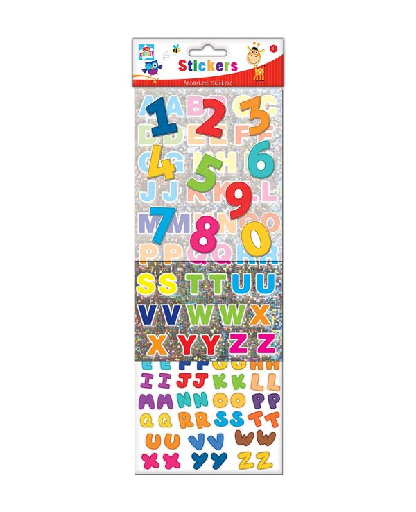 Kids education assorted stickers- children's stickers personalised, children's assorted stickers , children's education stickers, glitter stickers