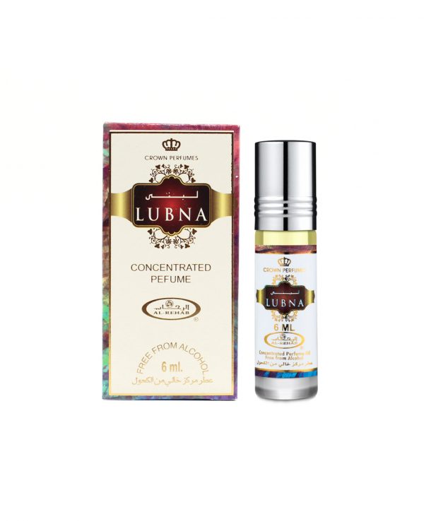 Lubna perfume oil 6ml roll on attar al rehab-al rehab concentrated perfume oil, best attar perfume oil, al-rehab crown roll on attar perfume oil, best arabic perfume oil