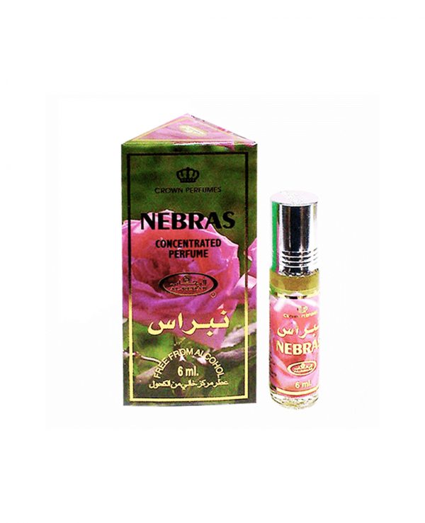 Nebras perfume oil 6ml roll on attar al rehab-al rehab concentrated perfume oil, best attar perfume oil, al-rehab crown roll on attar perfume oil, best arabic perfume oil