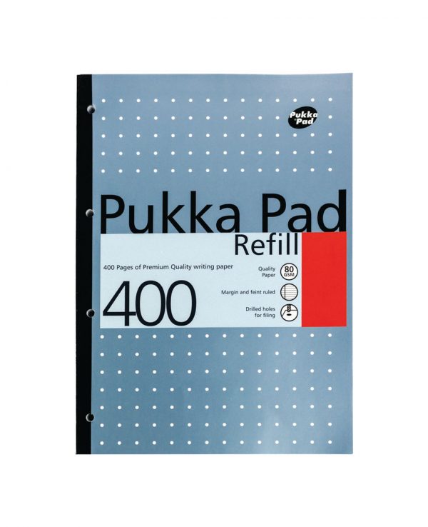 Pukka Pad 400 Refill Note Book Note Pad Blue- pukka pad refill 400, pukka pastel refill pad 400 page, pukka 400 sheet refill pad