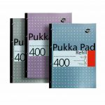 Pukka Pad 400 Refill Note Book Note Pad- pukka pad refill 400, pukka pastel refill pad 400 page, pukka 400 sheet refill pad