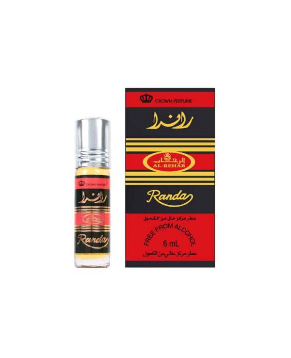 Randa perfume oil 6ml roll on attar al rehab-al rehab concentrated perfume oil, best attar perfume oil, al-rehab crown roll on attar perfume oil, best arabic perfume oil