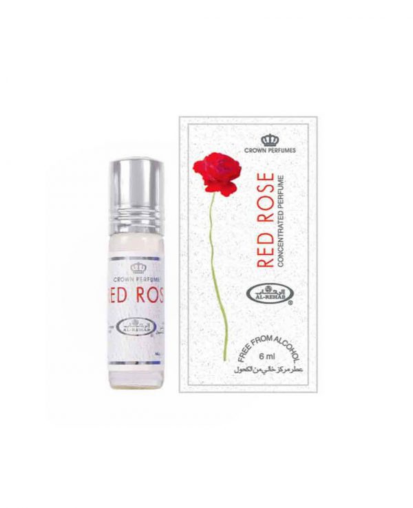 Red Rose perfume oil 6ml roll on attar al rehab-al rehab concentrated perfume oil, best attar perfume oil, al-rehab crown roll on attar perfume oil, best arabic perfume oil