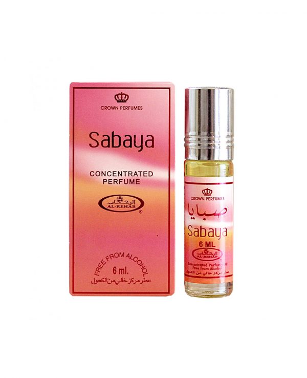 Sabaya perfume oil 6ml roll on attar al rehab-al rehab concentrated perfume oil, best attar perfume oil, al-rehab crown roll on attar perfume oil, best arabic perfume oil