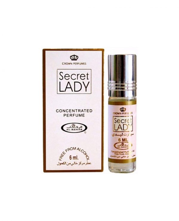 Secret Lady perfume oil 6ml roll on attar al rehab-al rehab concentrated perfume oil, best attar perfume oil, al-rehab crown roll on attar perfume oil, best arabic perfume oil