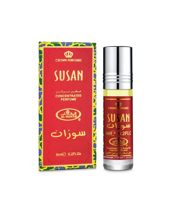 Susan perfume oil 6ml roll on attar al rehab-al rehab concentrated perfume oil, best attar perfume oil, al-rehab crown roll on attar perfume oil, best arabic perfume oil