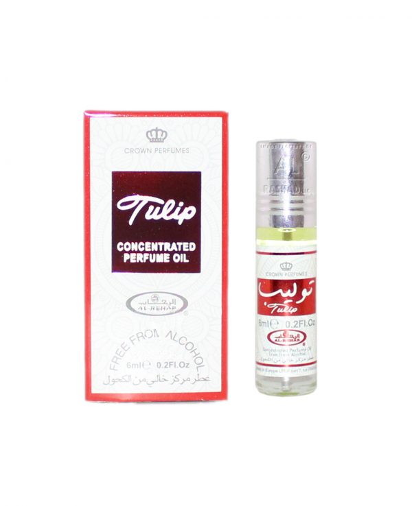 Tulip perfume oil 6ml roll on attar al rehab-al rehab concentrated perfume oil, best attar perfume oil, al-rehab crown roll on attar perfume oil, best arabic perfume oil