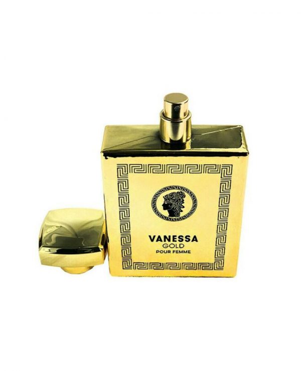 Vanessa Gold 100ml Fragrance World-arabian oud perfume, arabic oudh, best arabic perfume for ladies, arabian oud perfume uk, fragrance, best arabian oud fragrance, lattafa uk 3