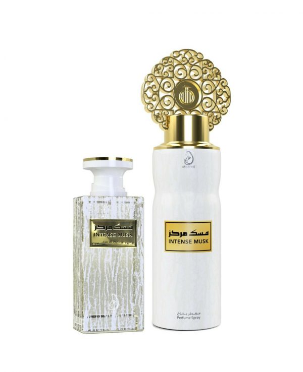 Intense Musk Arabian Perfume Spray Deodorant gift Set My perfumes Arabic fragrance 100ml women men unisex Oud fresh Floral Sweet Soft Woody Musk Scent