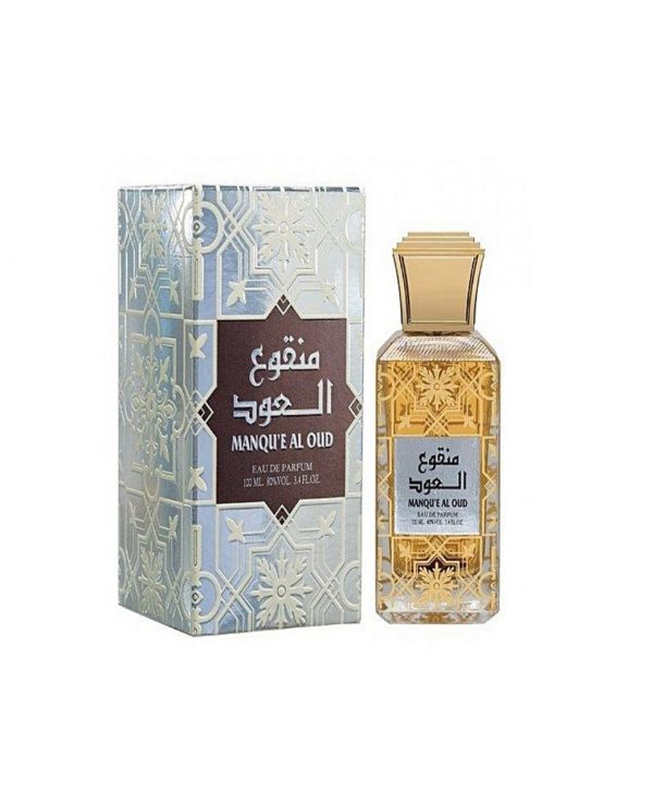 Manqu'e Al Oud Perfume 100ML By Lattafa for women for men arabic arabian perfume perfume spray perfume bottle