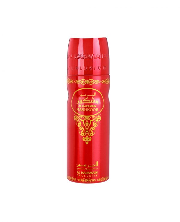 mashkoor by Haramain arabian deodorant body spray best arabic fragrance in the uk