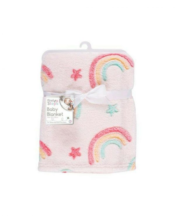 rainbow baby blanket for babies warm soft bed blanket for baby