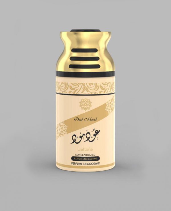 Lattafa Oud Mood 250ml perfume deodorant deo spray- arabian oud body spray