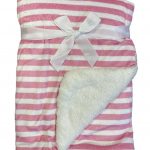 pink stripes blanket