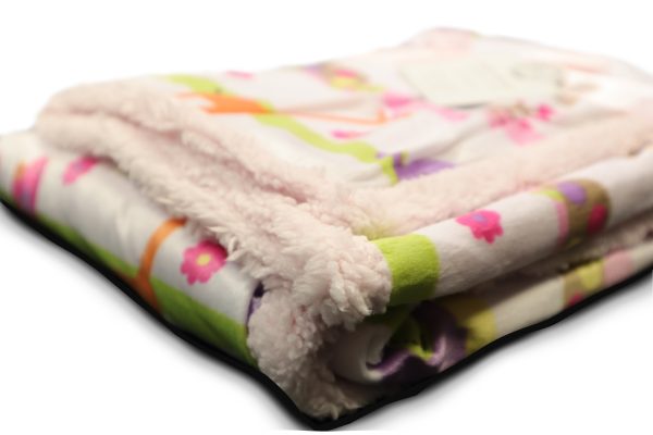 Pink Jungle Fur Blanket