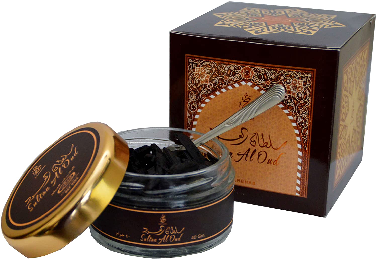 Sultan Al Oud Incense Bakhoor 40g home fragrence by Al Rehab - E&A ...