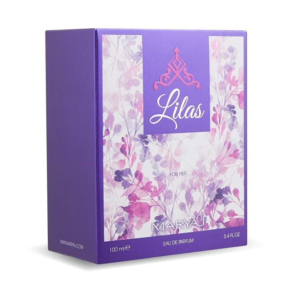 LILAS Perfume EDP 100ml For Her Sweet Fragrance Similar to Mugler Angel Muse