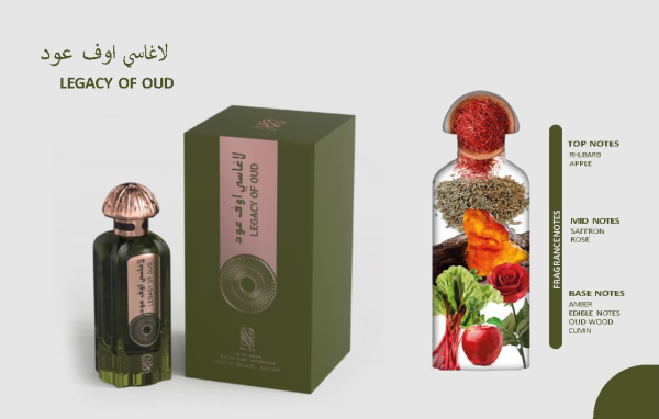 Legacy of Oud 100ml Perfume EDP for Him Her Spicy Warm Fragrance Similar to Amber Musk Montale