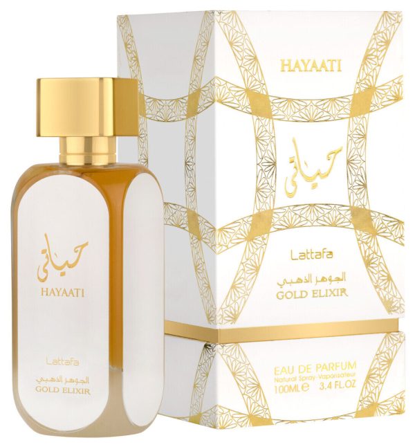 Hayaati Gold Elixir Perfume EDP 100ml by Lattafa Perfumes For Women