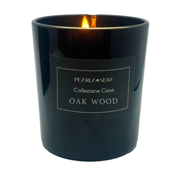 Oak Wood Scented Candle By Pearla Nera