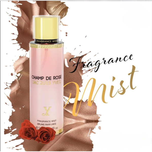 Champ De Rose Jacques Yves Fragrance Body Mist 250ml Inspired by LV Rose Des Vents