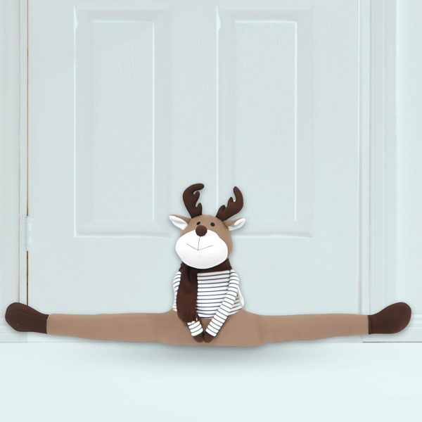 Novelty Reindeer Draught Excluder for Door Stopper 86 cm