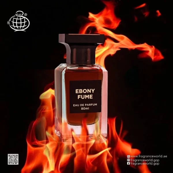 Ebony Fume By Fragrance World Eau De Parfum - 80ml Similar to Ebene Fume