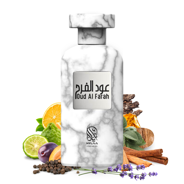 Oud Al Farah EDP 100ml by Nylaa Perfume for Men and Women Inspired by Inito Paragon Fragrance Notes: Top notes: Italian Bergamot, Plum, Black pepper, Orange oil Middle notes: Lavender, Clary sage, Sri Lankan cinnamon Base notes: Sandalwood, Oud, Indonesian patchouli, Amber, Musk