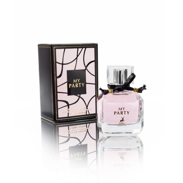 My Party Perfume / Eau De Parfum 100ml by Maison Alhambra / Lattafa is a vibrant and enchanting fragrance designed to elevate any occasion. Inspired by YSL My Party