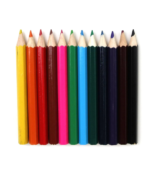 Pack of 5- 12 Colouring Pencils With Sharpener - Image 3