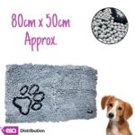 E&A MICROFIBRE SUPER ABSORBENT NOODLE MAT with non slip back FOR PETS 80x50 cm - Image 5