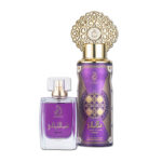 Qamar Al Layali Intense 100ml Perfume Gift Set and Deo - Image 3