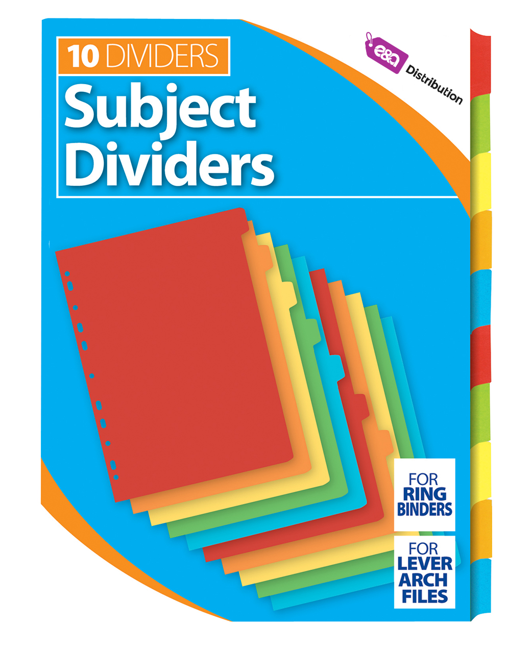 10-pack-Subject-Dividers.jpg 10 Card Sheet Subject Divider - Image 1