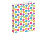 A4 Expanding File Folder with 6 Sections and Label Tags Spotted Design - Image 3